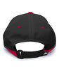 Pacific Headwear Lite Series Cap black/ red ModelBack
