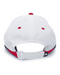 Pacific Headwear Lite Series Cap white/ red ModelBack