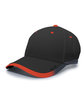Pacific Headwear Lite Series Cap black/ orange ModelQrt