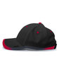 Pacific Headwear Lite Series Cap black/ red ModelSide