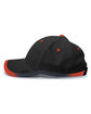 Pacific Headwear Lite Series Cap black/ orange ModelSide