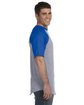 Augusta Sportswear Adult Short-Sleeve Baseball Jersey ATH HTHR/ ROYAL ModelSide