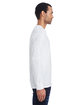 Hanes Men's X-Temp Long-Sleeve T-Shirt white ModelSide
