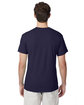 Hanes Adult Perfect-T Triblend T-Shirt navy triblend ModelBack