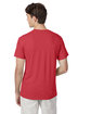 Hanes Adult Perfect-T Triblend T-Shirt red triblend ModelBack
