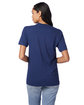 Hanes Adult Perfect-T Triblend T-Shirt solid navy trbl ModelBack
