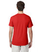 Hanes Adult Perfect-T Triblend T-Shirt poppy red hthr ModelBack