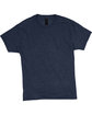 Hanes Adult Perfect-T Triblend T-Shirt navy triblend FlatFront