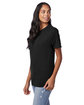 Hanes Adult Perfect-T Triblend T-Shirt sol black trblnd ModelQrt