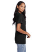 Hanes Adult Perfect-T Triblend T-Shirt sol black trblnd ModelSide