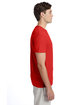 Hanes Adult Perfect-T Triblend T-Shirt poppy red hthr ModelSide