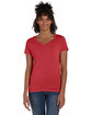 Hanes Ladies' Perfect-T Triblend V-Neck T-shirt  
