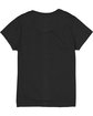 Hanes Ladies' Perfect-T Triblend V-Neck T-shirt sol black trblnd FlatBack