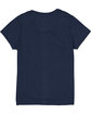 Hanes Ladies' Perfect-T Triblend V-Neck T-shirt navy triblend FlatBack