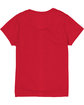 Hanes Ladies' Perfect-T Triblend V-Neck T-shirt red triblend FlatBack