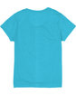 Hanes Ladies' Perfect-T Triblend V-Neck T-shirt turquoise trblnd FlatBack