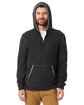 Alternative Adult Quarter Zip Fleece Hooded Sweatshirt  