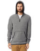 Alternative Adult Quarter Zip Fleece Hooded Sweatshirt  