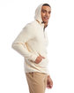Alternative Adult Quarter Zip Fleece Hooded Sweatshirt eco canvas ModelSide