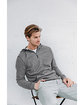 Alternative Adult Quarter Zip Fleece Hooded Sweatshirt  Lifestyle