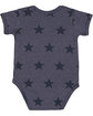Code Five Infant Five Star Bodysuit denim star ModelBack