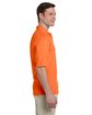 Jerzees Adult SpotShield™ Pocket Jersey Polo SAFETY ORANGE ModelSide