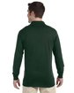 Jerzees Adult SpotShield™ Long-Sleeve Jersey Polo FOREST GREEN ModelBack