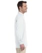 Jerzees Adult SpotShield™ Long-Sleeve Jersey Polo white ModelSide