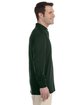 Jerzees Adult SpotShield™ Long-Sleeve Jersey Polo forest green ModelSide
