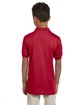 Jerzees Youth SpotShield™ Jersey Polo true red ModelBack