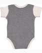 Rabbit Skins Infant Baby Rib Bodysuit GRNT HTH/ NAT HT ModelBack