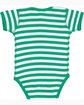 Rabbit Skins Infant Baby Rib Bodysuit KELLY/ WHITE STR ModelBack