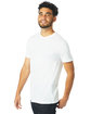 Alternative Men's Modal Tri-Blend T-Shirt white ModelQrt