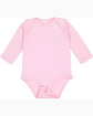 Rabbit Skins Infant Long-Sleeve Bodysuit pink ModelQrt