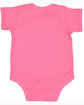 Rabbit Skins Infant Fine Jersey Bodysuit hot pink ModelBack