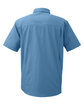 Dri Duck Men's Crossroad Dobby Short-Sleeve Woven Shirt slate blue OFBack