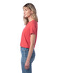 Alternative Ladies' Modal Tri-Blend T-Shirt faded red ModelSide