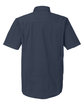 Dri Duck Men's Craftsman Ripstop Short-Sleeve Woven Shirt deep blue OFBack