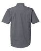 Dri Duck Men's Craftsman Ripstop Short-Sleeve Woven Shirt gunmetal OFBack