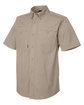 Dri Duck Men's Craftsman Ripstop Short-Sleeve Woven Shirt ROPE OFQrt