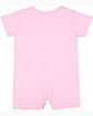 Rabbit Skins Infant Premium Jersey T-Romper pink ModelBack