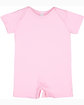 Rabbit Skins Infant Premium Jersey T-Romper pink ModelQrt