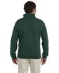 Jerzees Adult Super Sweats NuBlend Fleece Quarter-Zip Pullover forest green ModelBack