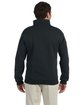 Jerzees Adult Super Sweats NuBlend Fleece Quarter-Zip Pullover black ModelBack