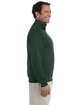 Jerzees Adult Super Sweats NuBlend Fleece Quarter-Zip Pullover forest green ModelSide