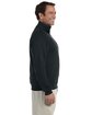 Jerzees Adult Super Sweats NuBlend Fleece Quarter-Zip Pullover black ModelSide