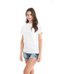 Next Level Apparel Unisex Eco Heavyweight T-Shirt white ModelSide