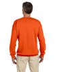 Jerzees Adult Super Sweats NuBlend Fleece Crew safety orange ModelBack