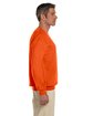 Jerzees Adult Super Sweats NuBlend Fleece Crew safety orange ModelSide
