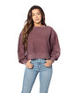 chicka-d Ladies' Corded Boxy Pullover  